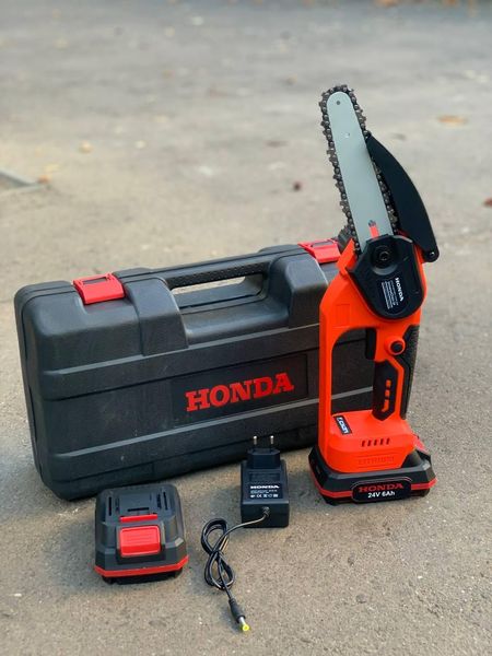 Акумуляторна ланцюгова міні пила Honda UniversalChain 24 (24V 6.0Ah), для обрізання дерев, на два акумулятори 2018016822 фото
